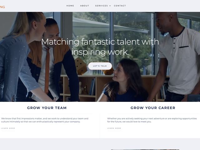 Alpert Recruiting homepage hero